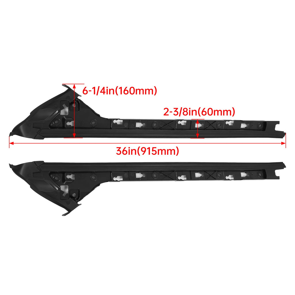 Windshield Inner Trim Pillar Molding RH & LH Side For 2011-2019 Ford Explorer