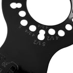 5-Lug Pattern 14"-22"Wheel Fitment Simulator Tool Tire Size For Measuring Mockup