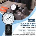 66841 Engine Mini Valve Spring Tester with Micrometer Combo, Vise/Arbor Mount