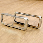 ABS Headlight Bezel w/ Visor Fit For Peterbilt 379 Freightliner Kenworth Truck