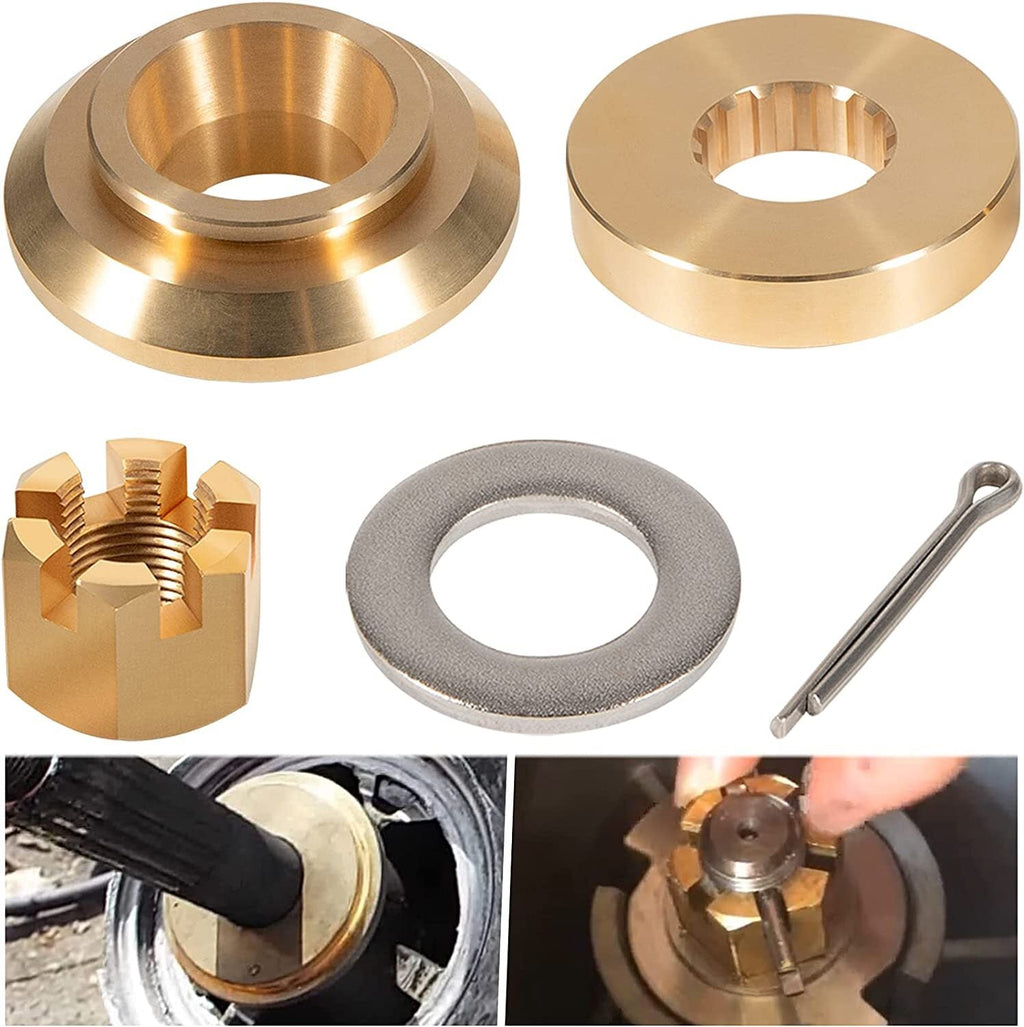 150-300HP Propeller Hardware Kit Thrust Washer/Spacer/Nut for Yamaha Outboard
