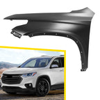 Black Steel Fender For Chevrolet Traverse 2018-2024 2021 Front Driver Side