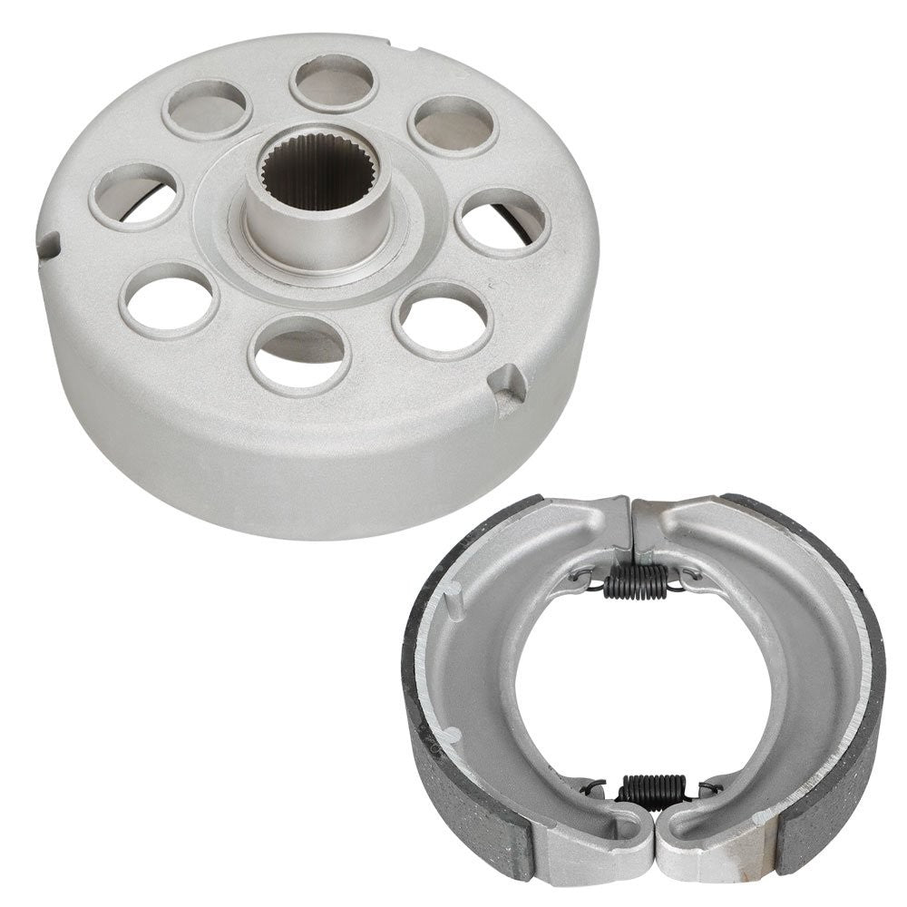 Rear Brake Drum Hub W/Shoes Kit for Honda Fourtrax 300 TRX300 TRX300FW 1988-2000