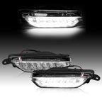 Pair Fog Daytime Running Light Lamp Clear For Infiniti QX50 2016 2017 LH+RH