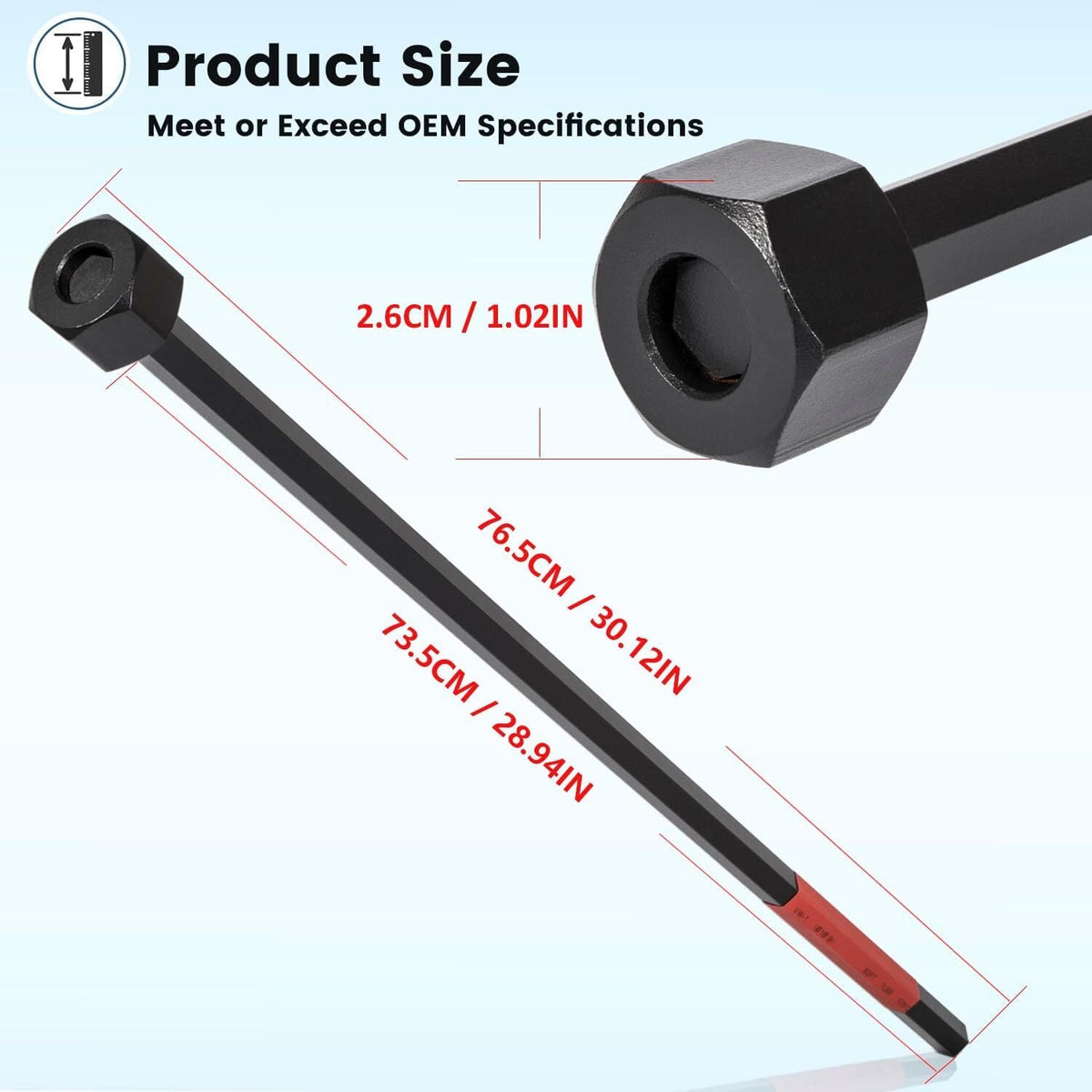 6602 Differential Bearing Preload Wrench Tool C4164 For Chrysler Dodge Rear Axle
