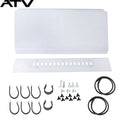 2 PIECE Windshield Glass For Kubota RTV X900 X1120 X1140  2016-2022 KB-X900LWV
