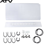 2 PIECE Windshield Glass For Kubota RTV X900 X1120 X1140  2016-2022 KB-X900LWV