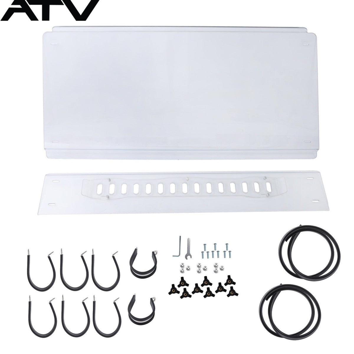 2 PIECE Windshield Glass For Kubota RTV X900 X1120 X1140  2016-2022 KB-X900LWV