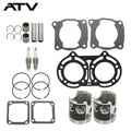 For 1987-2006 Yamaha Banshee YFZ 350 64mm Pistons Piston Gaskets Top End Kit