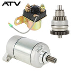 For Polaris Sportsman 500 1996-2002 NEW Starter Drive & Relay Solenoid