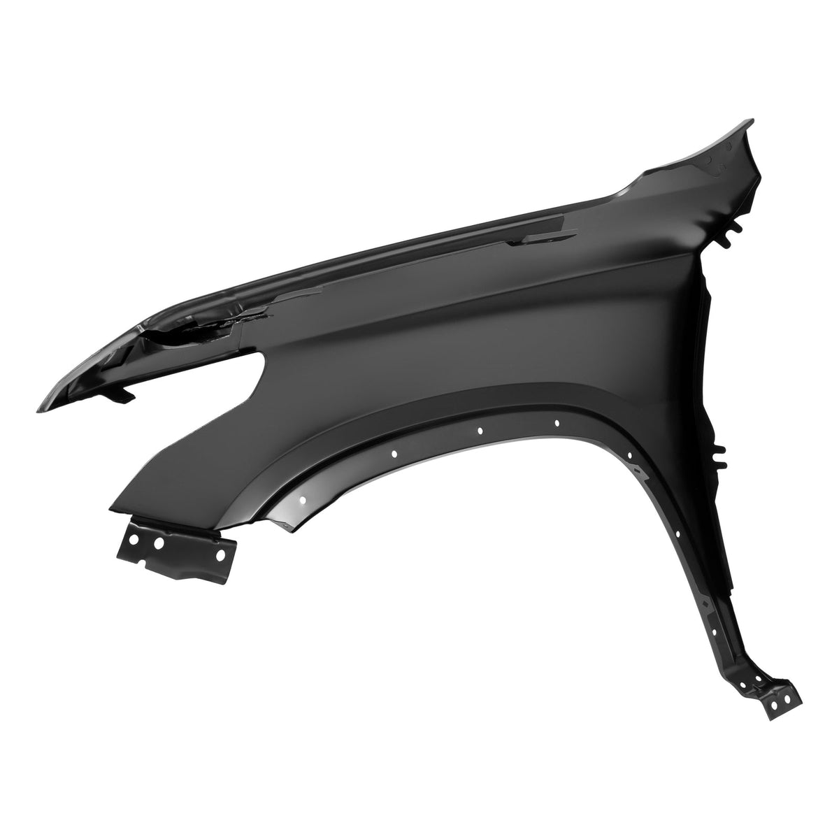Black Steel Fender For Chevrolet Traverse 2018-2024 2021 Front Passenger Side
