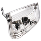 Pair of Smoke Lens Chrome Trim Corner Lights Lamps For Toyota Tacoma 2001-2004