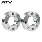 2× 1.5" Wheel Spacer 4x110 74mm M10x1.25 Silver For Suzuki 2002-2007 Eiger 400