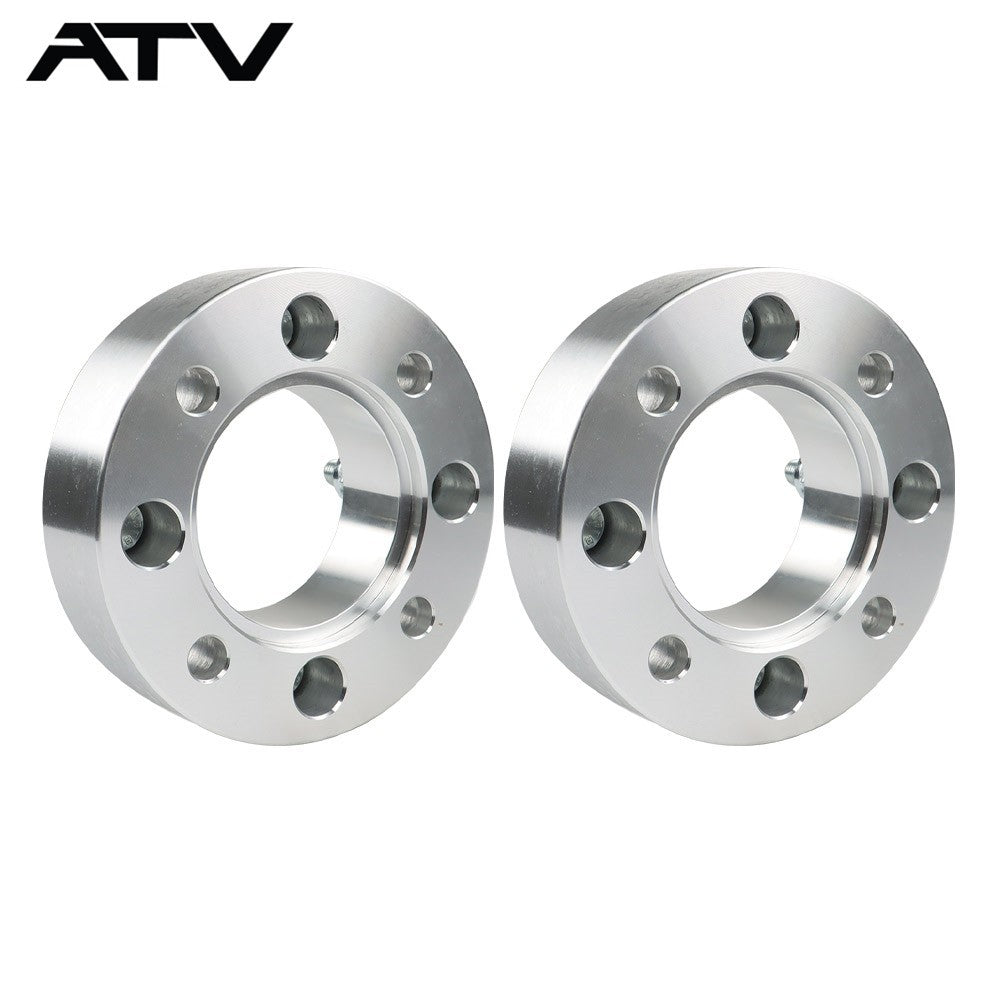 2× 1.5" Wheel Spacer 4x110 74mm M10x1.25 Silver For Suzuki 2002-2007 Eiger 400