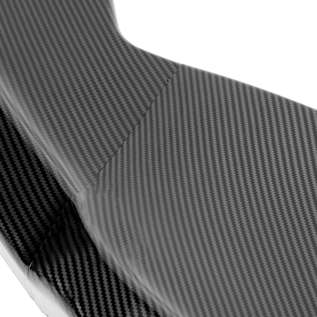 Fits Tesla Model X  2016-2020 ABS Front Bumper Lip Splitter Carbon Fiber Style