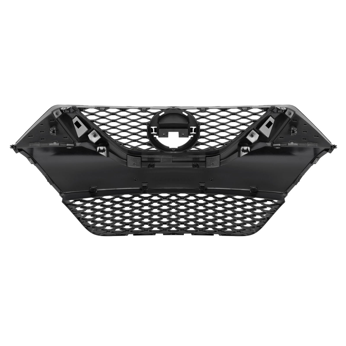 For Nissan Maxima 2016-2018 2017 Front Upper Grille Full Gloss Black Grill