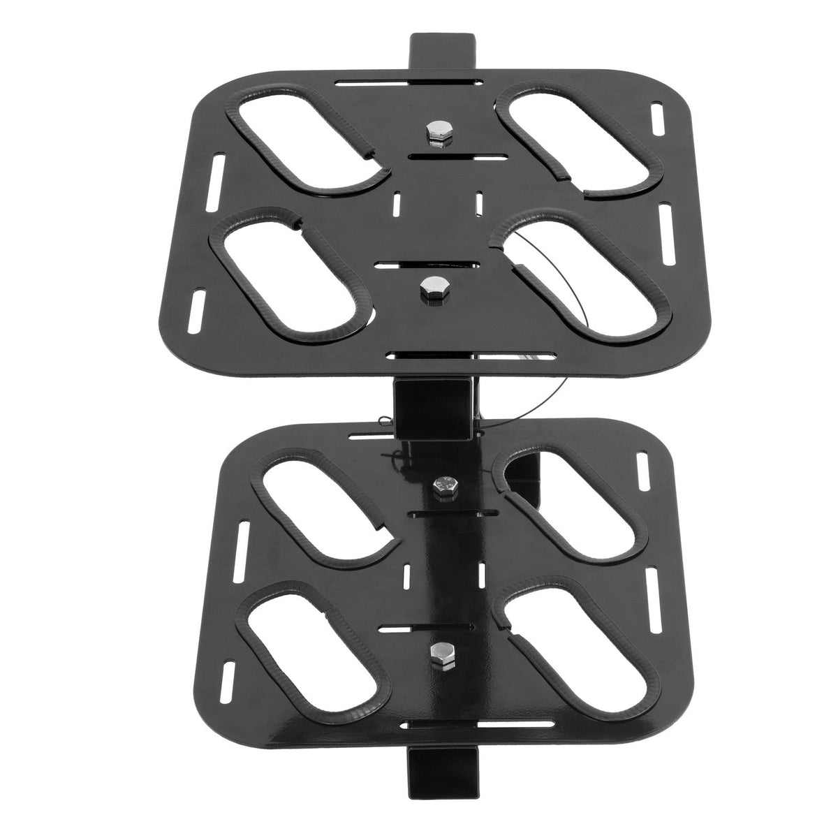 Folding Hitch-Mounted Ski Snowboard Rack 2" Receiver Holds 4 Pairs of Skis