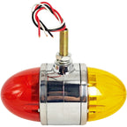 2X Amber/Red Light Lens 17 LED Watermelon Light Fit Peterbilt 330 335