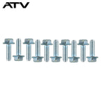 For All Polaris General Ranger RS1 RZR 20 Pcs UTV Skid Plate Washer Bolt