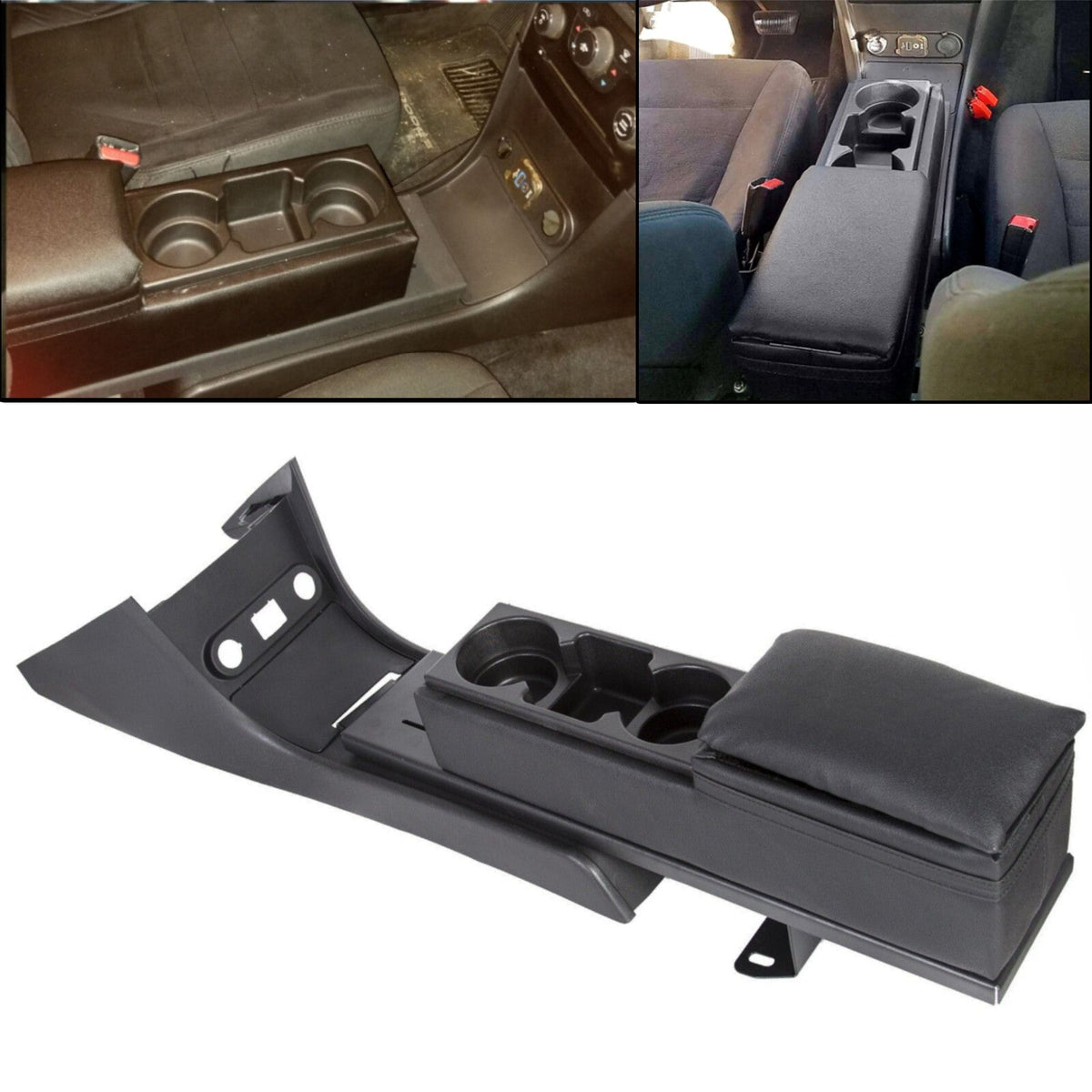 For Dodge Charger Police 2011-2020 Center Console Mini Cup Holder Plate & Trim