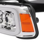 LED DRL Projector Headlights HeadLamps Left+Right For Dodge Charger 2006-2010