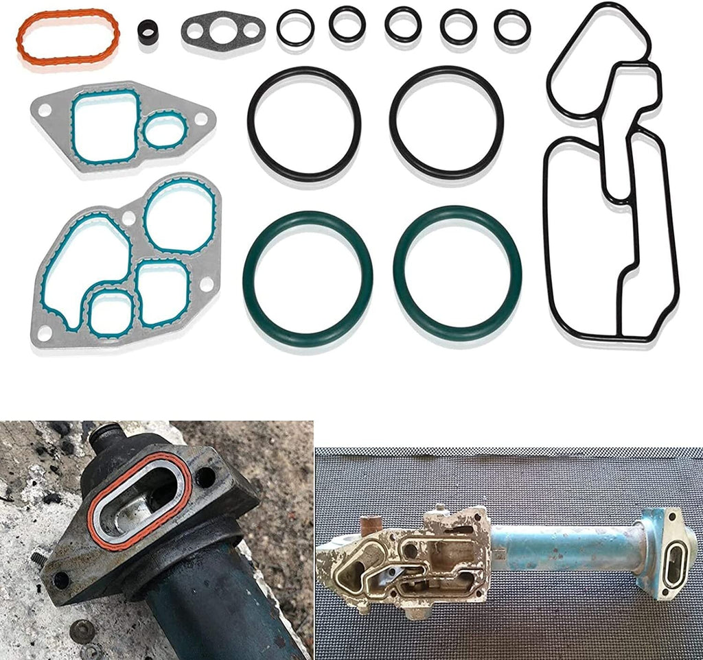 Oil Cooler Mounting Gasket Kit for International 1993-1997 DT466E 1823182C95