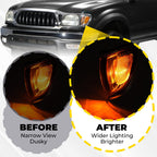 Gray Corner Turn Signal Light W/Bulb Left Driver Side For Tacoma Pickup 01-04