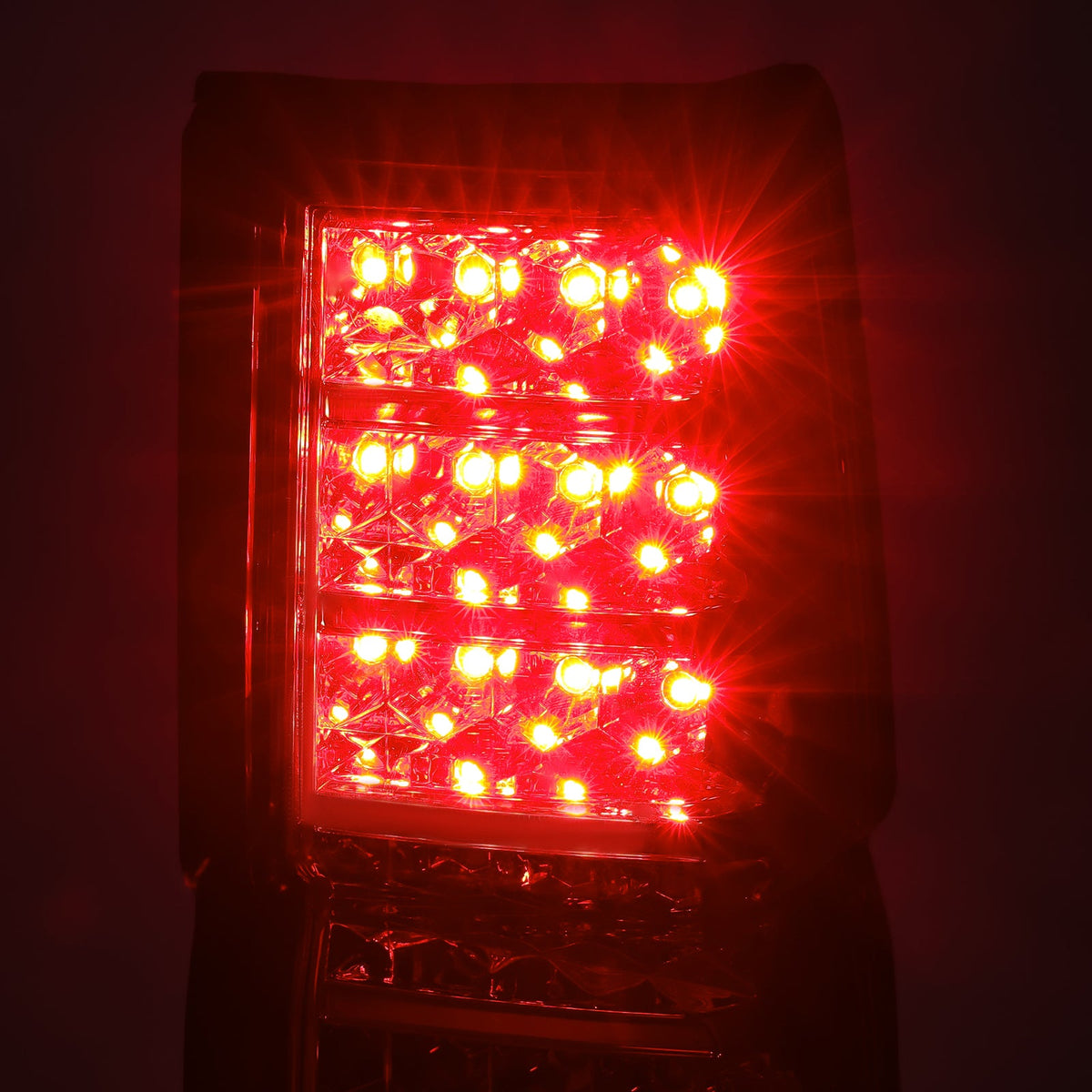 Red Clear LED Tail Lights Brake Lamps For Nissan D21 Hardbody Pickup 1986-1997