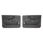 Pair Manual Inner Door Panel For CHEVY SILVERADO GMC SIERRA 1999-06 Dark Pewter