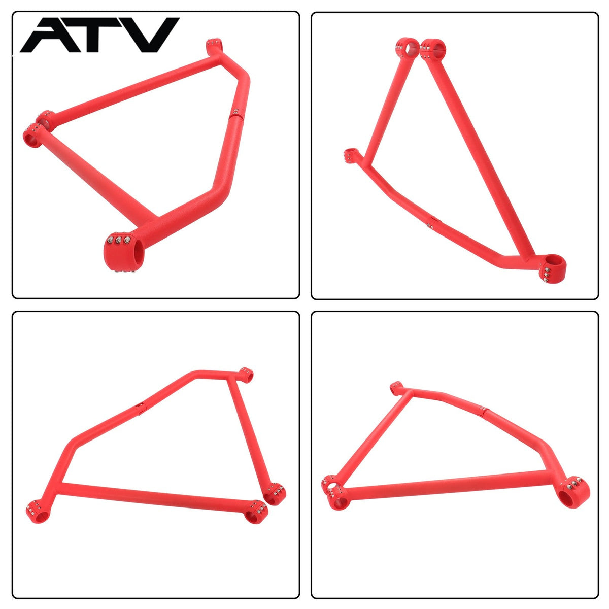 Rear Face Tripod Guard Bar Red 715004164 For Bombardier Can Am Maverick X3