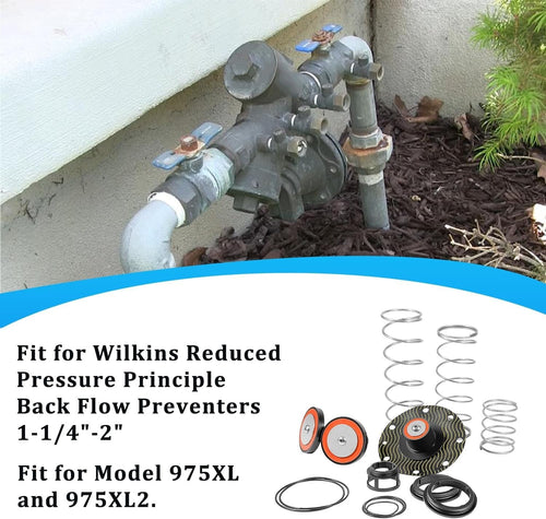 1-1/4"-2" Model for Wilkins Zurn 975XL 975XL2 Backflow Preventer Repair Kit