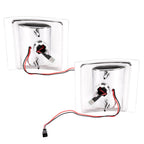 Full LED 4PCS Clear Corner Side Marker Lights For Chevy C/K 1500 2500 1994-99