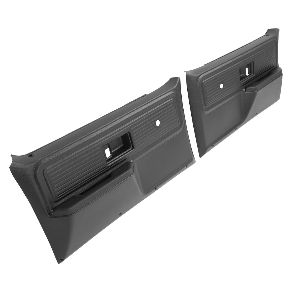 For Chevrolet/ GMC Truck 1977-1980 Inner Door Panels Black Plastic Left+Right