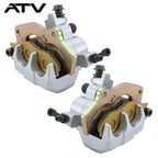 43080-0128 Front Left Right Brake Calipers & Pads For Kawasaki Teryx 800 KRF800