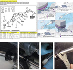 Bracket Puller + Front Mount Hydraulic Steering Cylinder Seal for Seastar