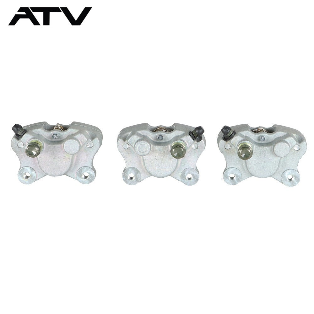 For Arctic Cat 500 4x4 Automatic 2000-02 Front & Rear Brake Calipers w/Pads ×3