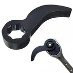2 pack Pry Bar Wrench Adaptor Head 1/2"D Crowbar Adapter Head Tool Wrecking Bar