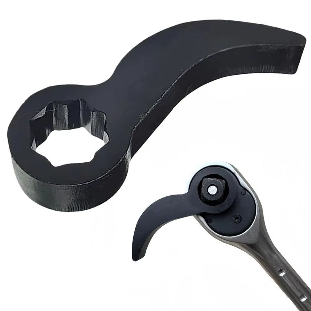 2 pack Pry Bar Wrench Adaptor Head 1/2"D Crowbar Adapter Head Tool Wrecking Bar