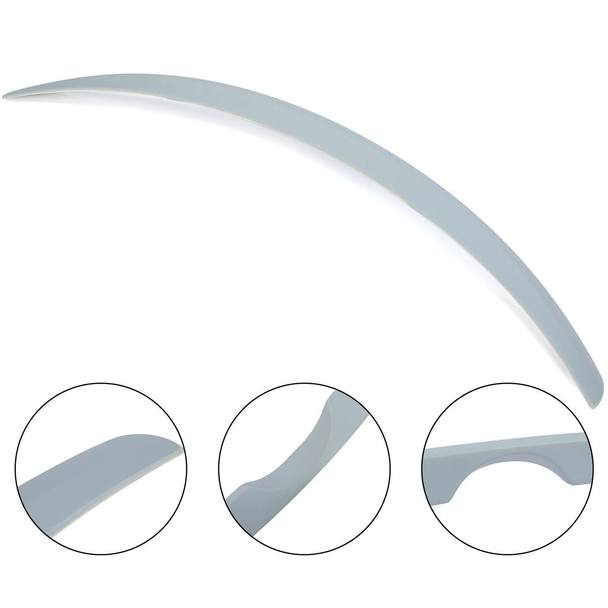 For Toyota Yaris Sedan 16 17 18 19 20 Rear Trunk Lip Spoiler Wing Primer Gray