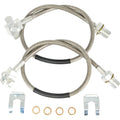 2X Front Extended Brake Line 89340S for GMC C15 C25 K15 K25 Suburban 1971-1991