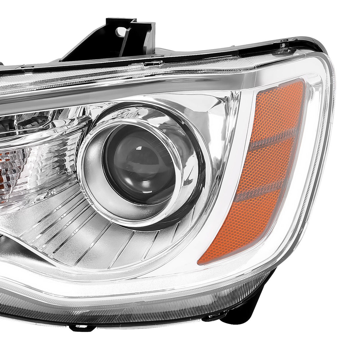 LED DRL Projector Headlights Headlamps For Chrysler 300 2011-2023 2015 W/ Bulbs