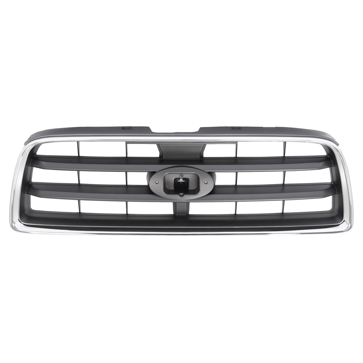 For Subaru Forester 2003-2005 Front Chrome Shell w/ Gray Insert Grille Grill