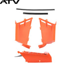 Plastic Tank Side Covers Integrated Orange Grill For Yamaha Banshee 350 1989