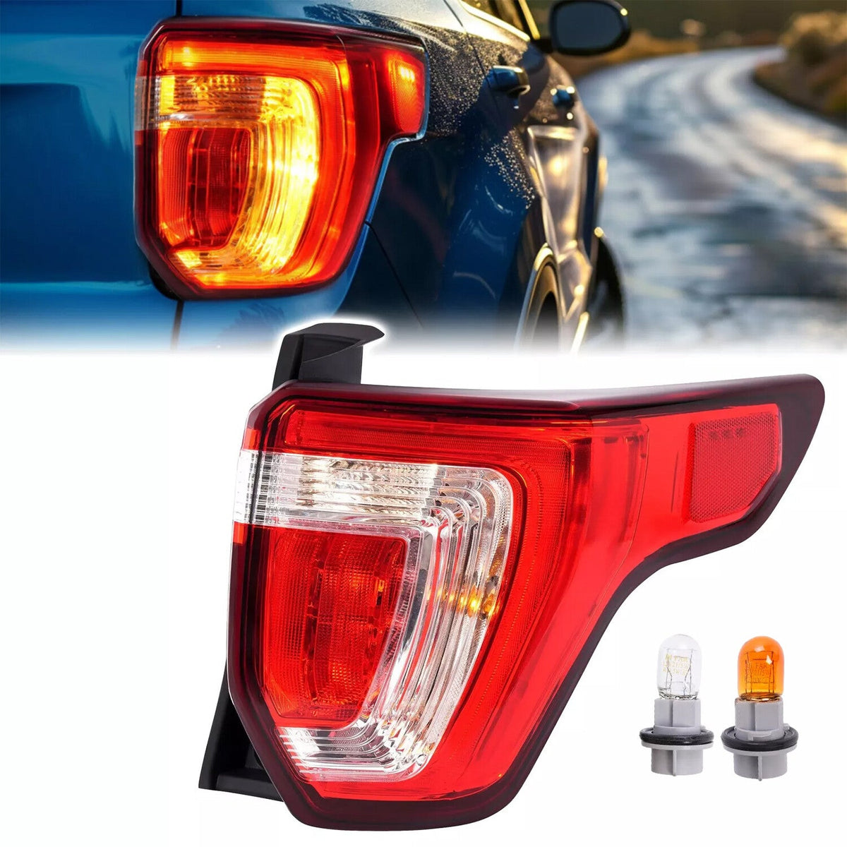 For Ford Explorer 2016 2017-2019 LED Tail Light Brake Lamp Passenger Right Side