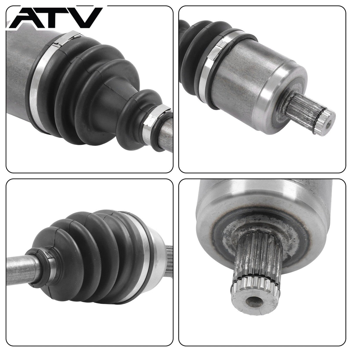 Front CV Joint Axle Pair for Polaris Ranger 700 4x4 2009 1332606 1332856