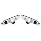 Pair Front Smoke Bumper Side Marker Lights Lamp For Dodge Neon 2000-2005 LH & RH