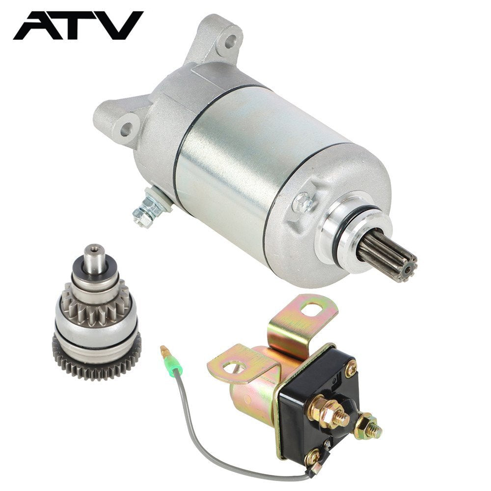For Polaris Sportsman 500 1996-2002 NEW Starter Drive & Relay Solenoid