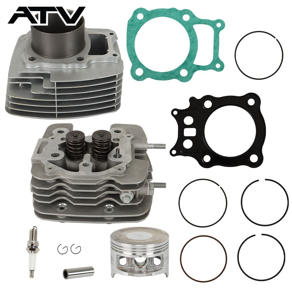 TRX350 Cylinder Head Piston Top End Gasket Kit For Honda Rancher 2000-2006