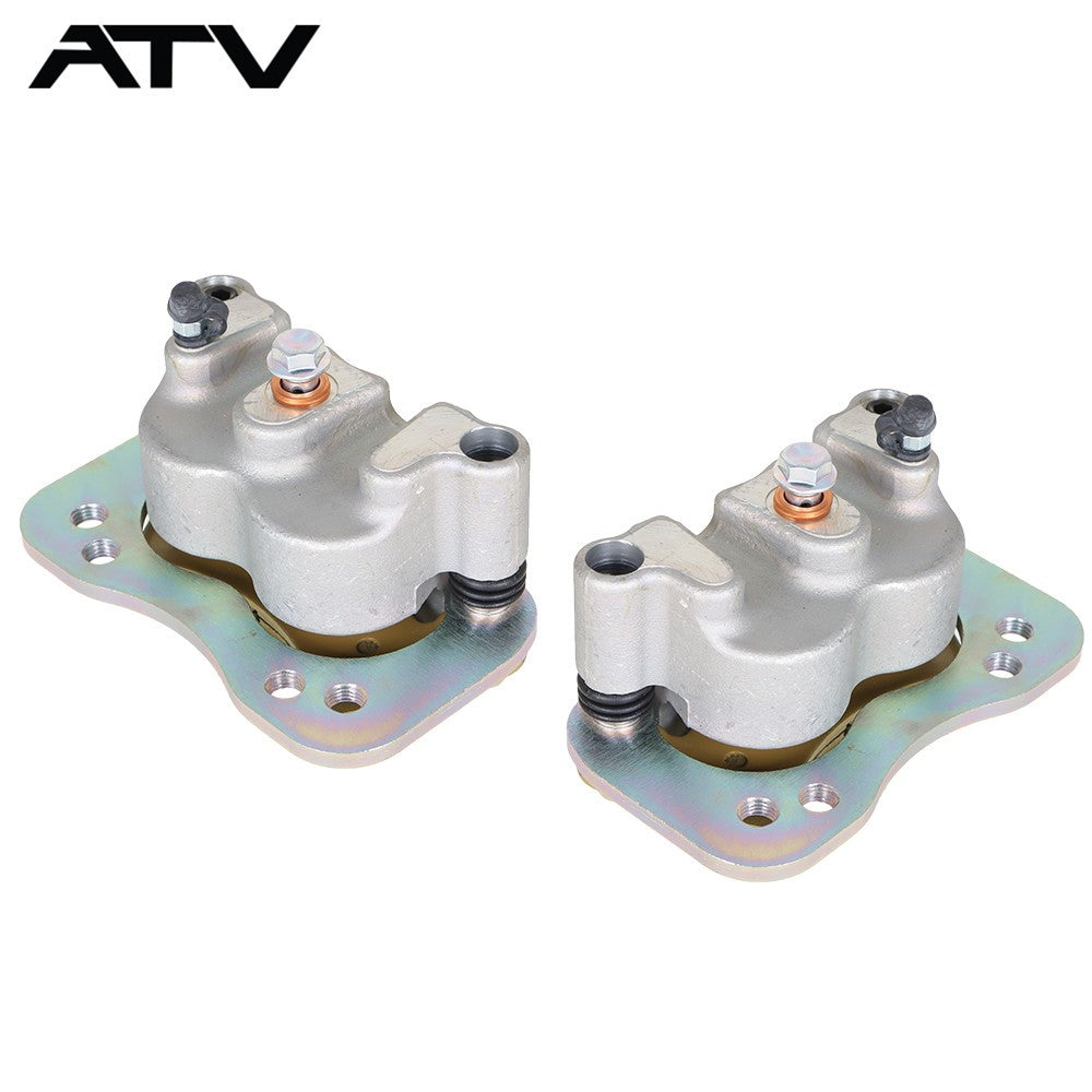 Rear Left Right Brake Calipers & Pads For Polaris Ranger Crew 800 900 1000 XP