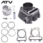For Yamaha Moto 4 YFM225 1986-1988 Cylinder Piston Gasket Top End Kit 70mm